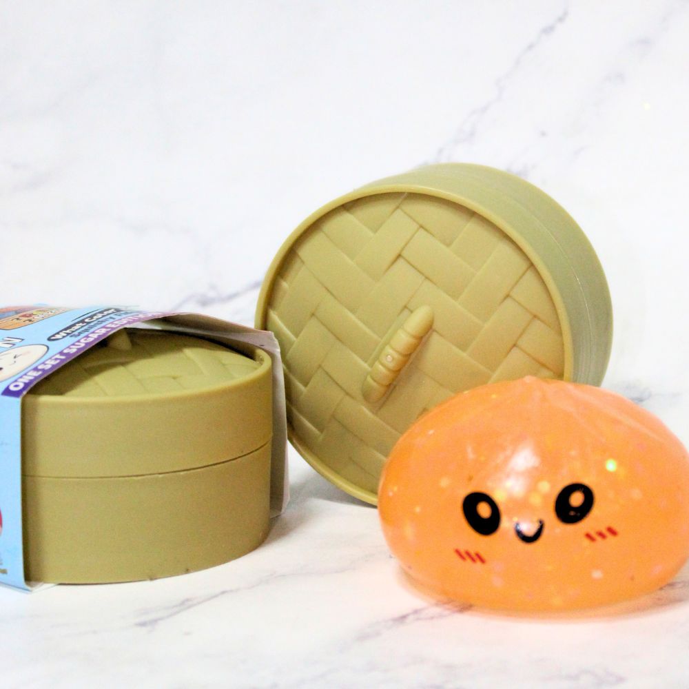 SQUISHIES DUMPLING GLITTER x12 (caja)