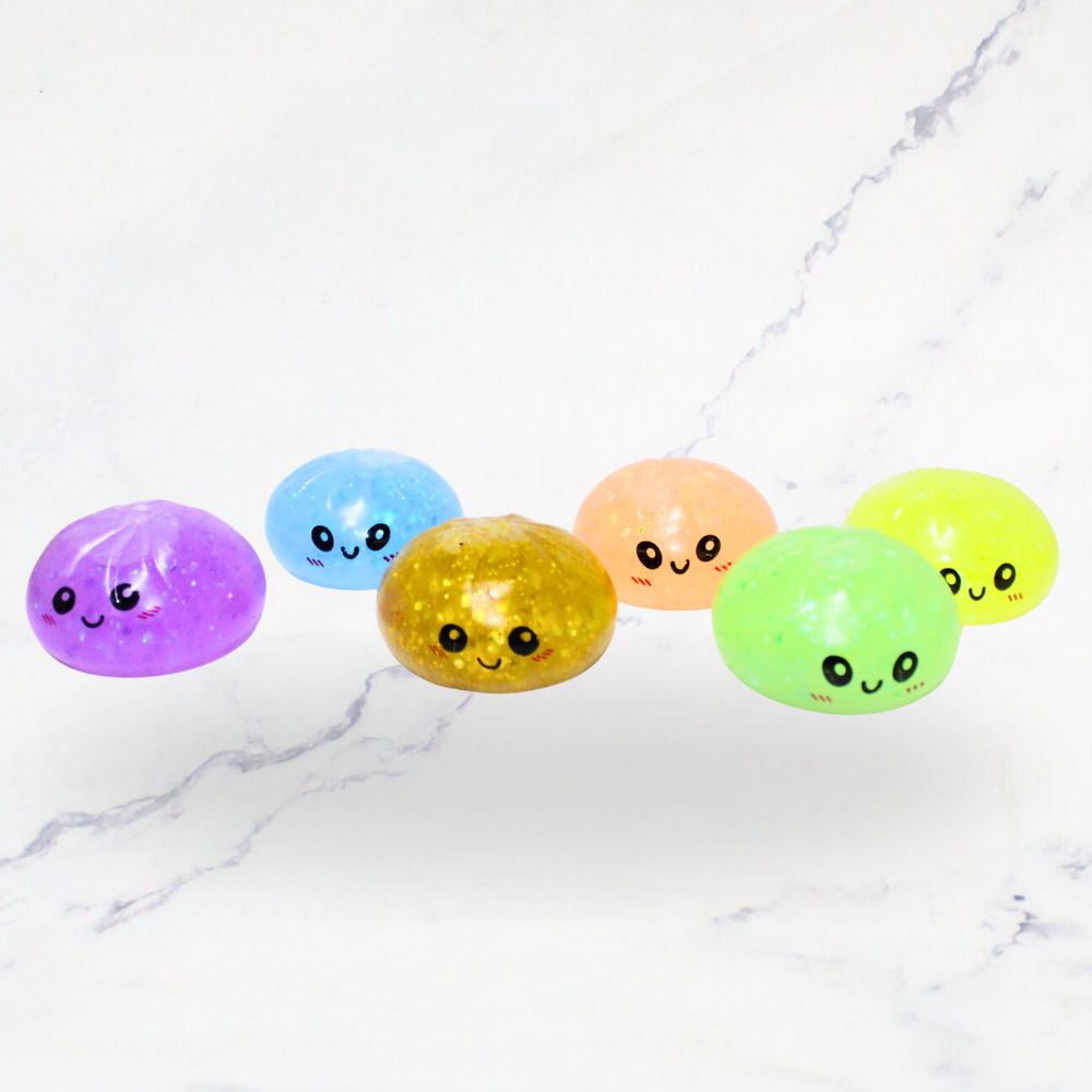 SQUISHIES DUMPLING GLITTER x12 (caja)