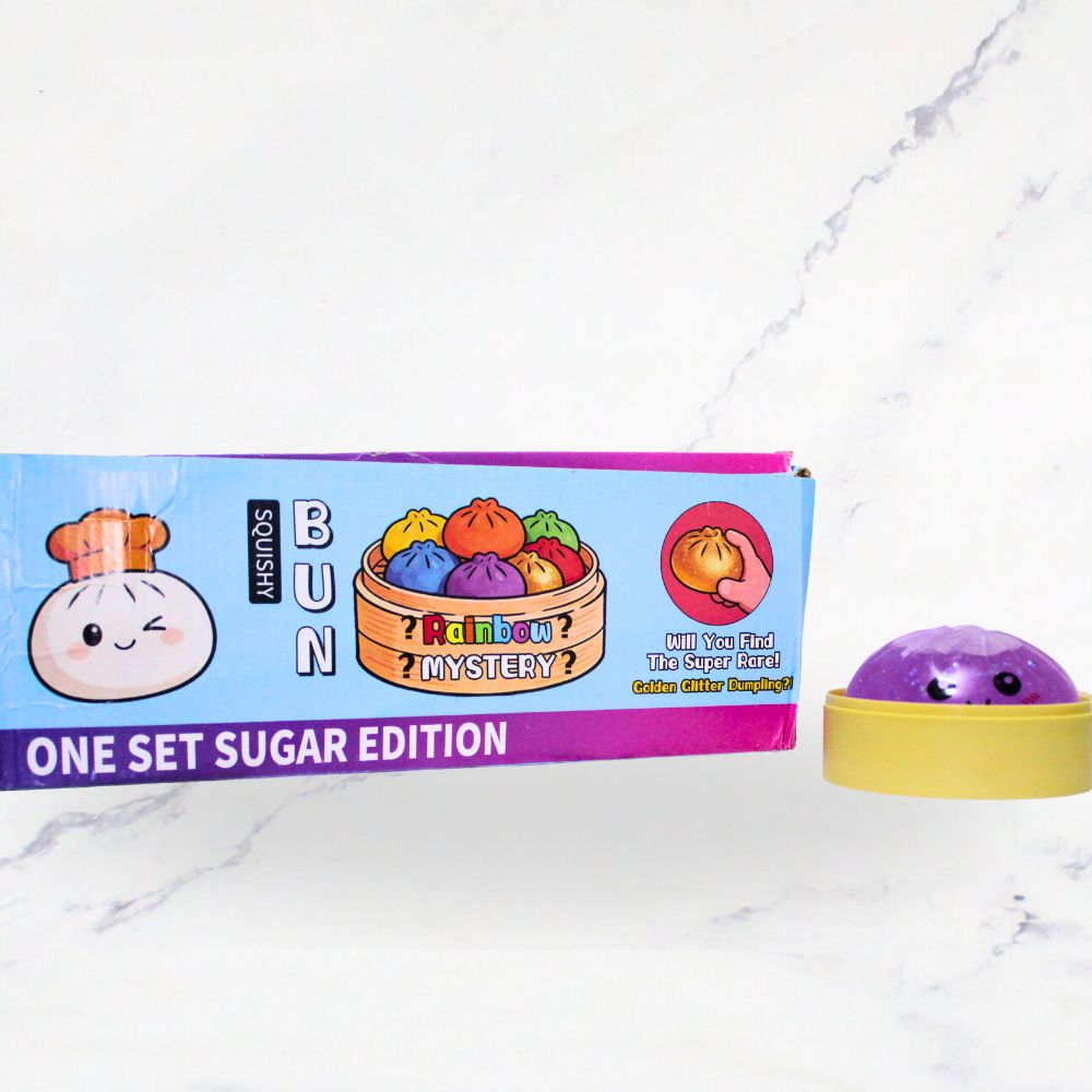 SQUISHIES DUMPLING GLITTER x12 (caja)