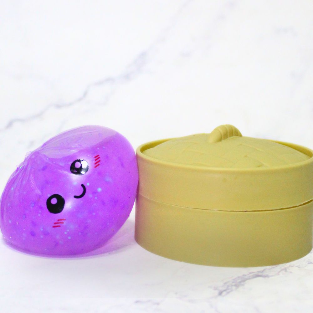 SQUISHIES DUMPLING GLITTER x12 (caja)