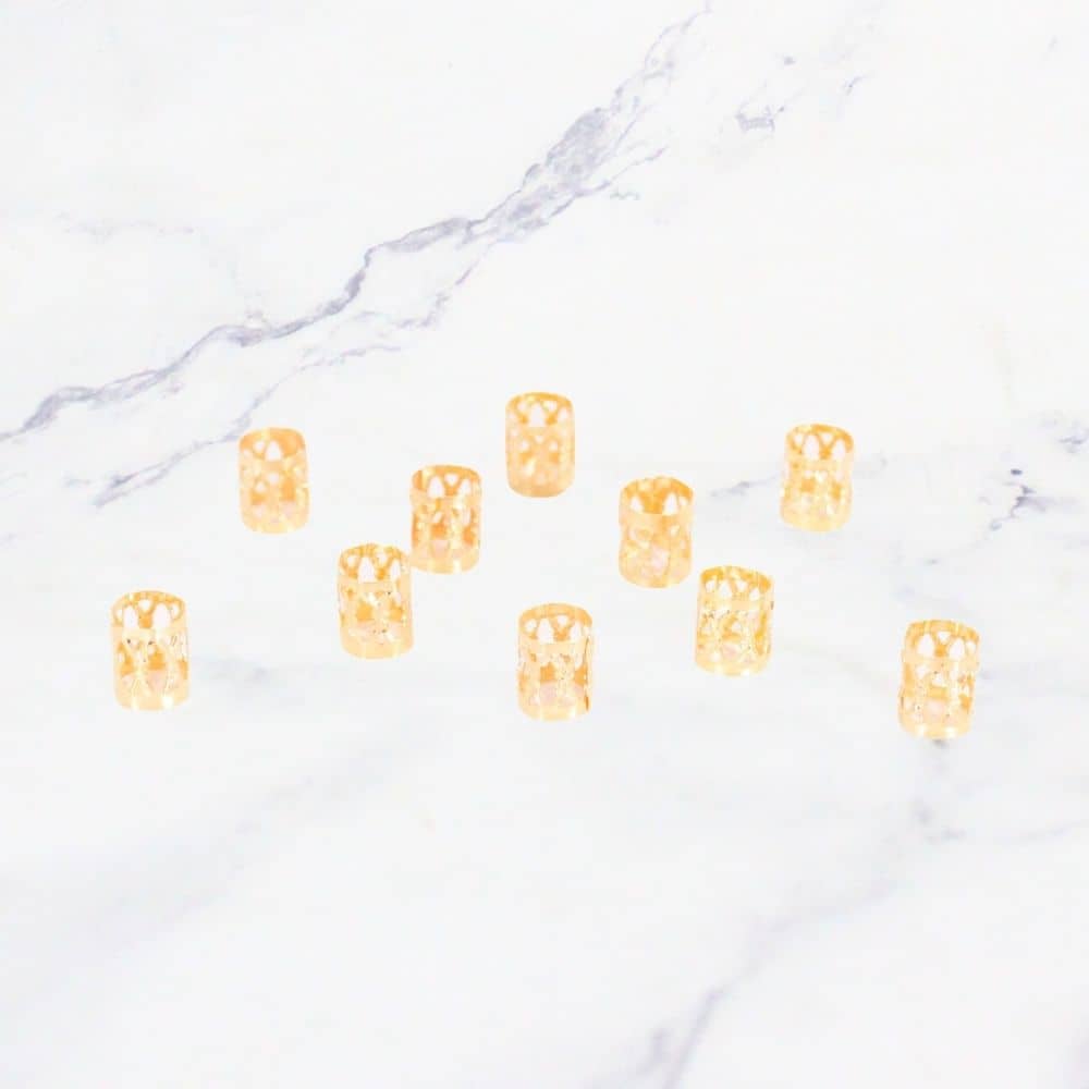ANILLO TRENZAS HOJAS x12