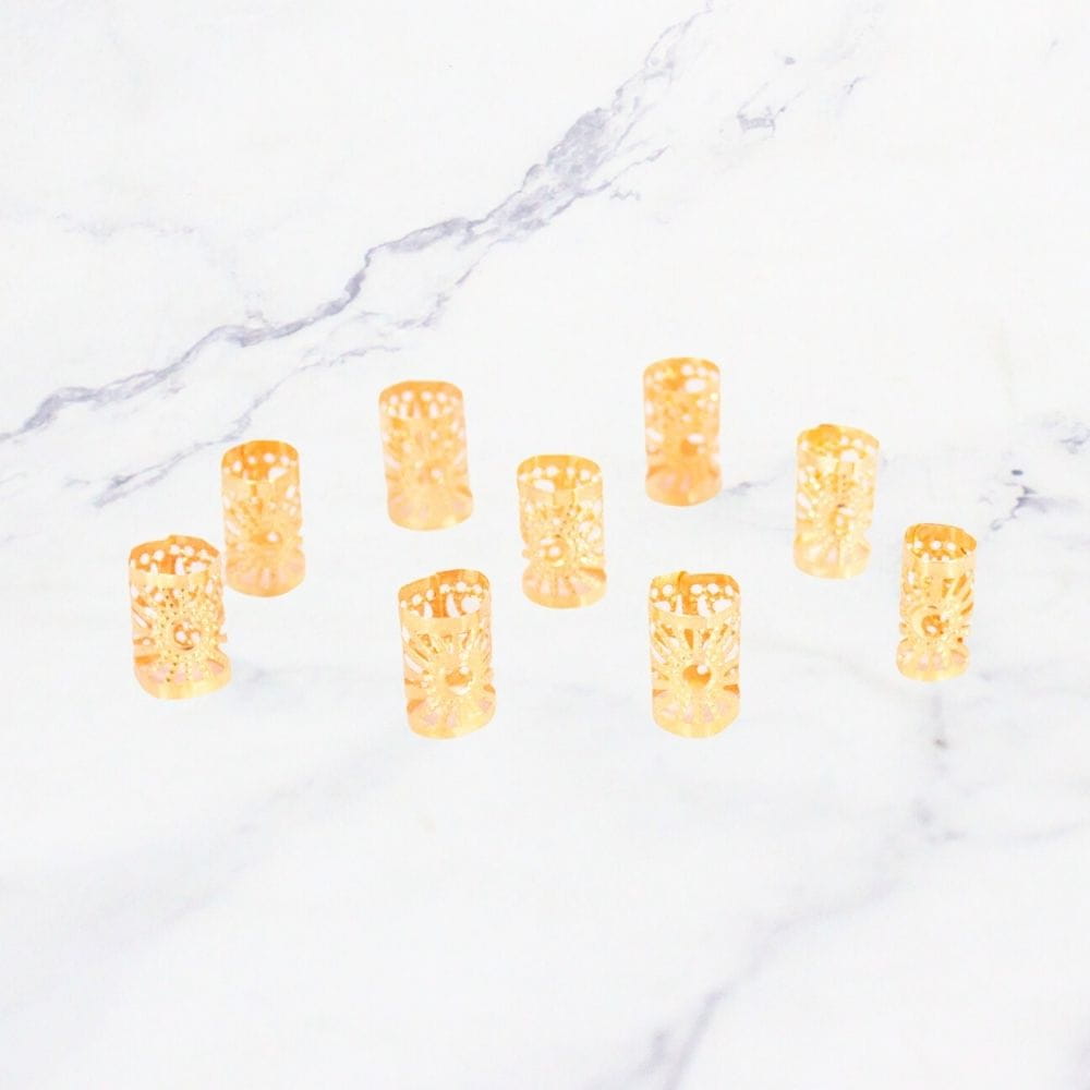 Anillo trenzas metalicos x12