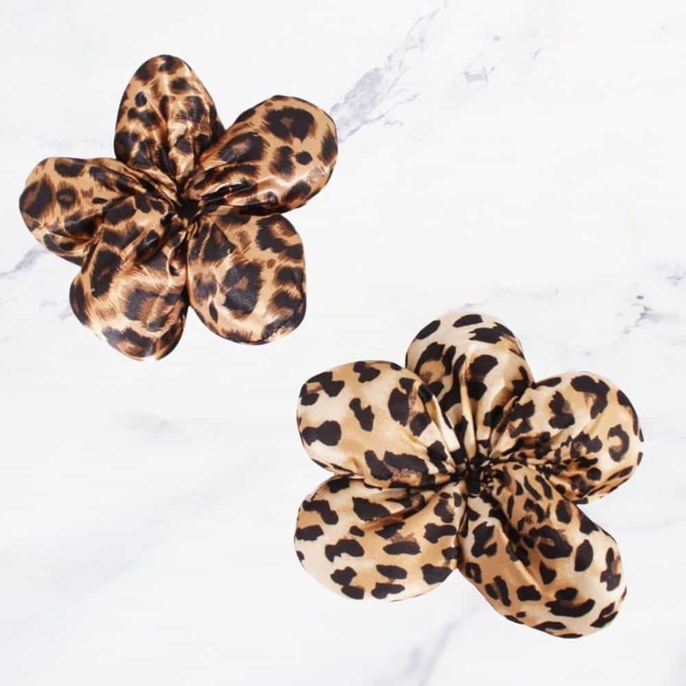 Colet flor animal print x12