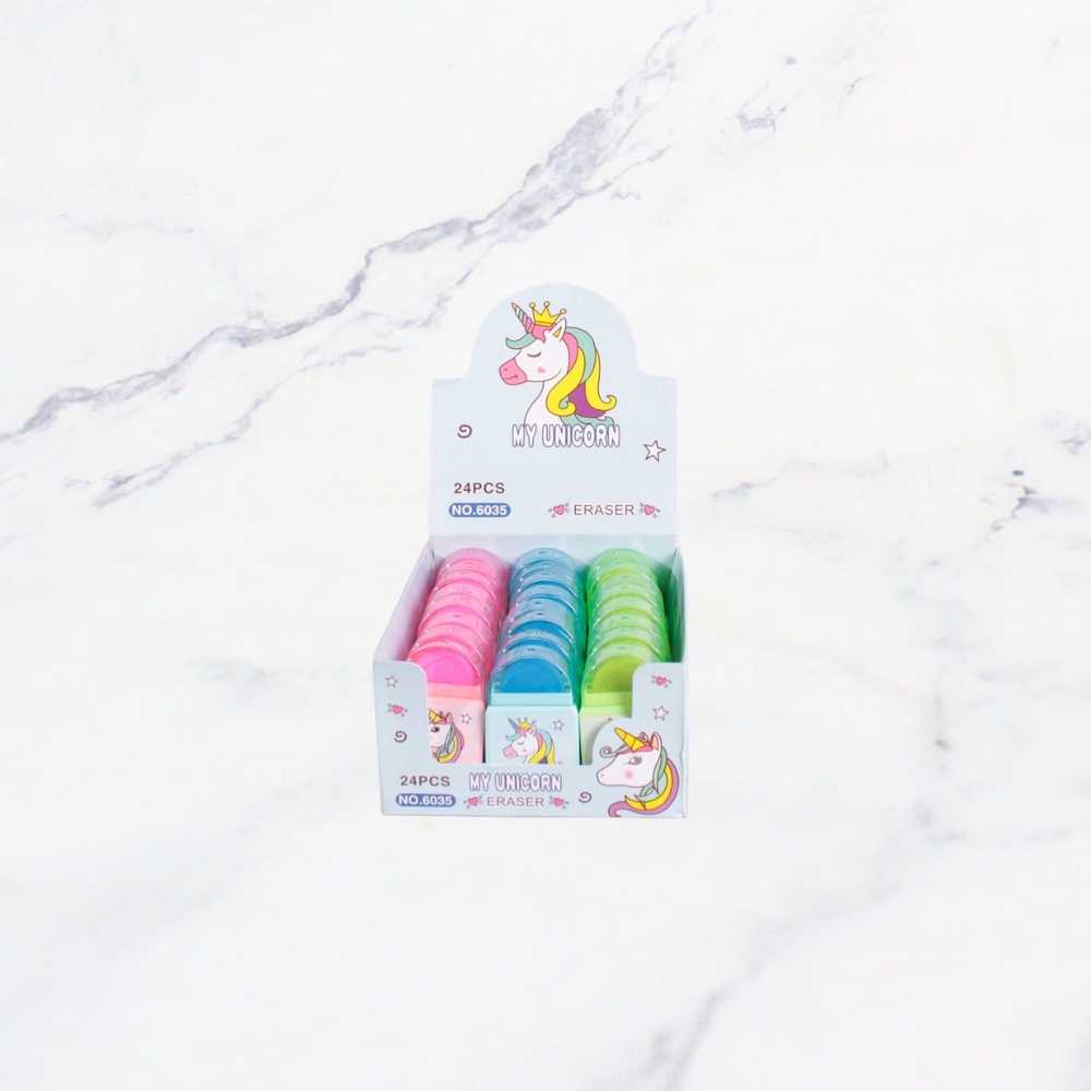 GOMA BORRADOR UNICORNIO X1
