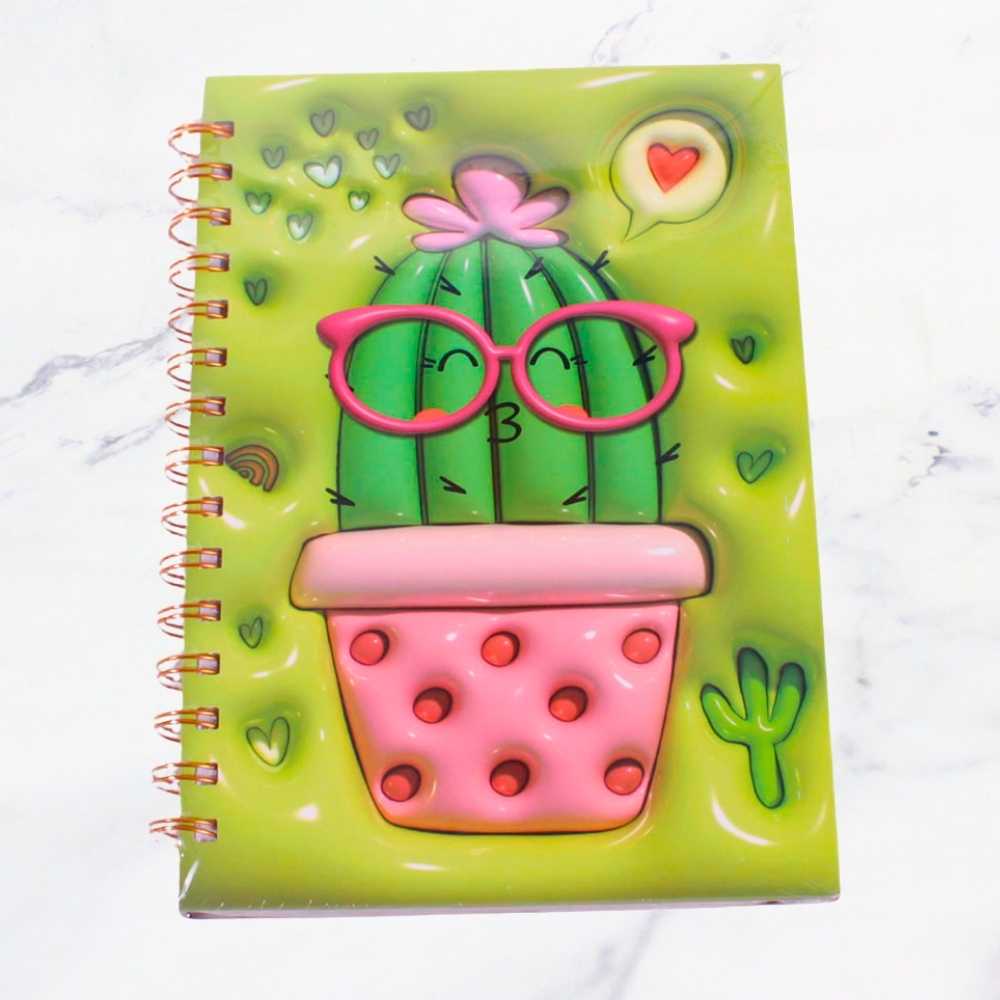 LIBRETA CACTUS 100PG X1