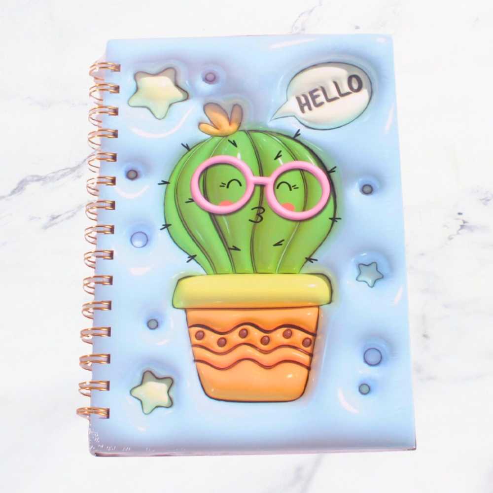 LIBRETA CACTUS 100PG X1