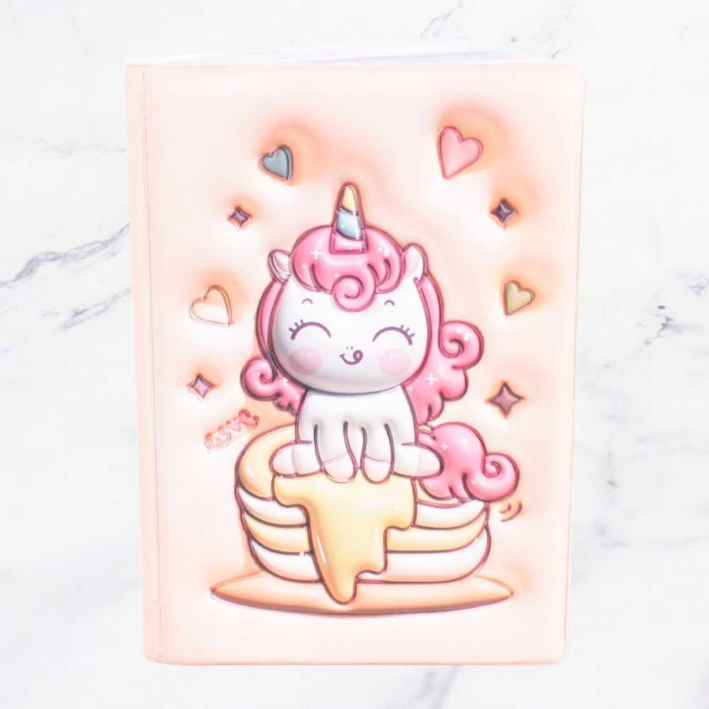 LIBRETA GOMA 3D UNICORNIO X1