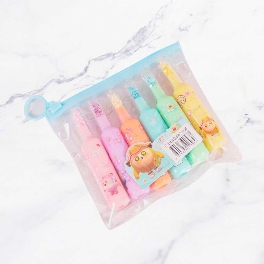 DESTACADOR KAWAII BOTELLA X1