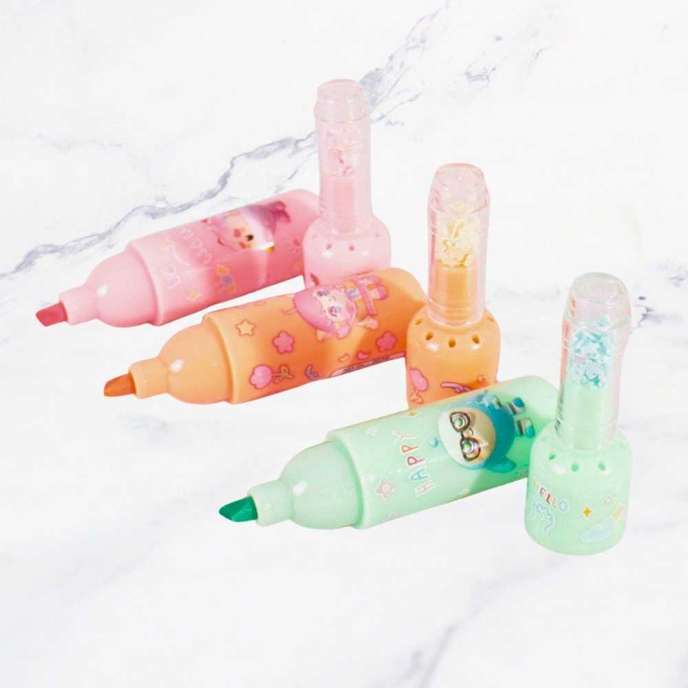 DESTACADOR KAWAII BOTELLA X1