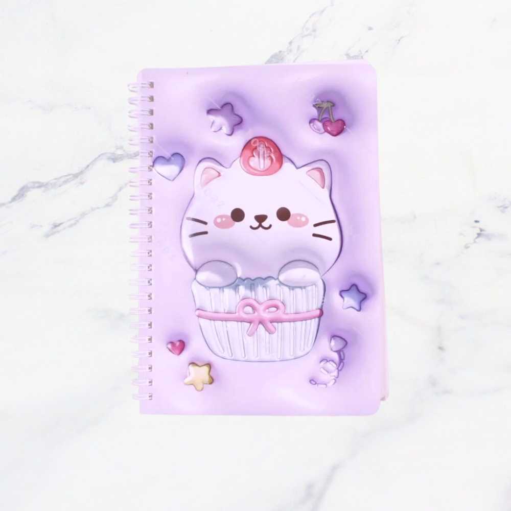 LIBRETA KID 3D GATO X1