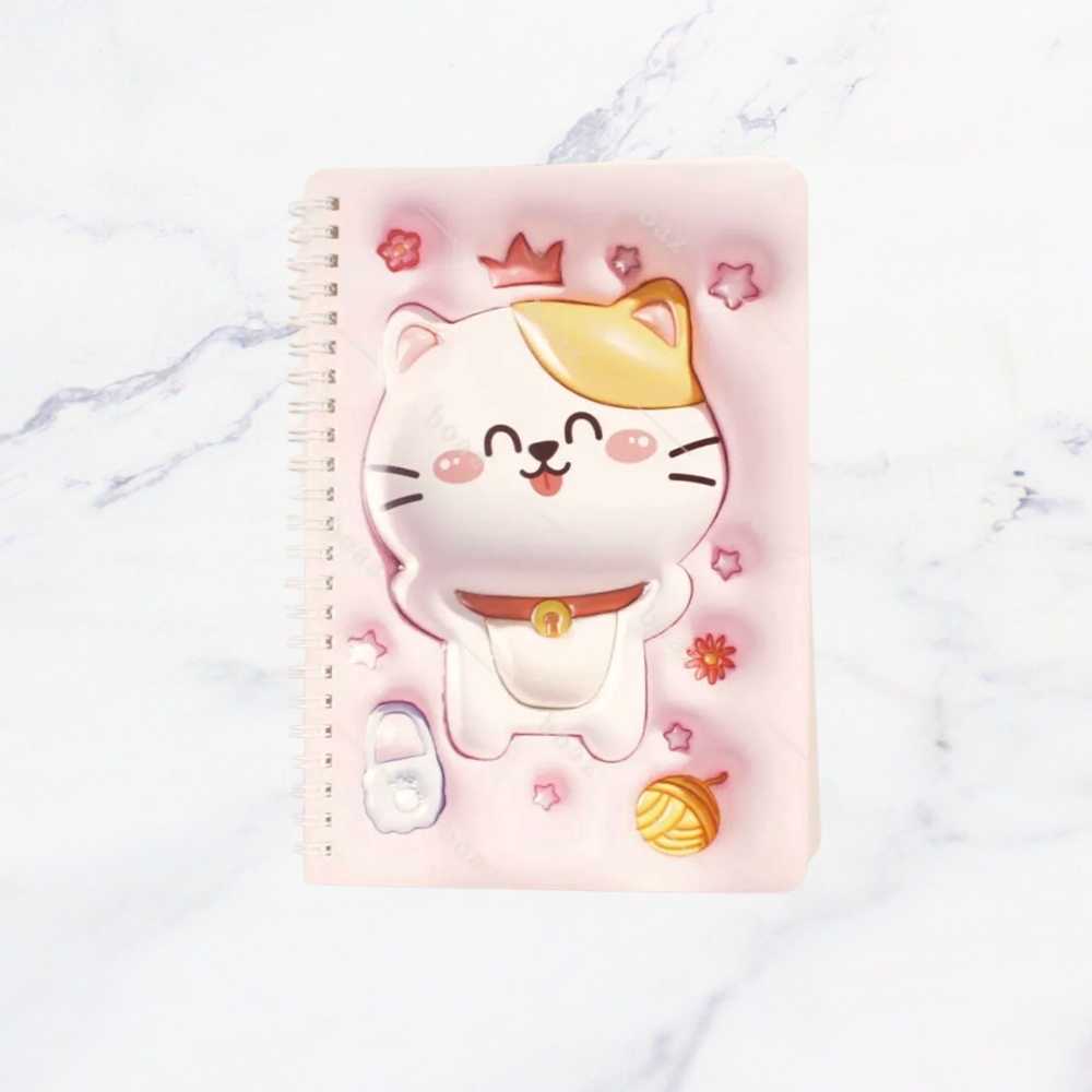 LIBRETA KID 3D GATO X1
