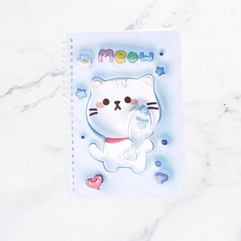 LIBRETA KID 3D GATO X1