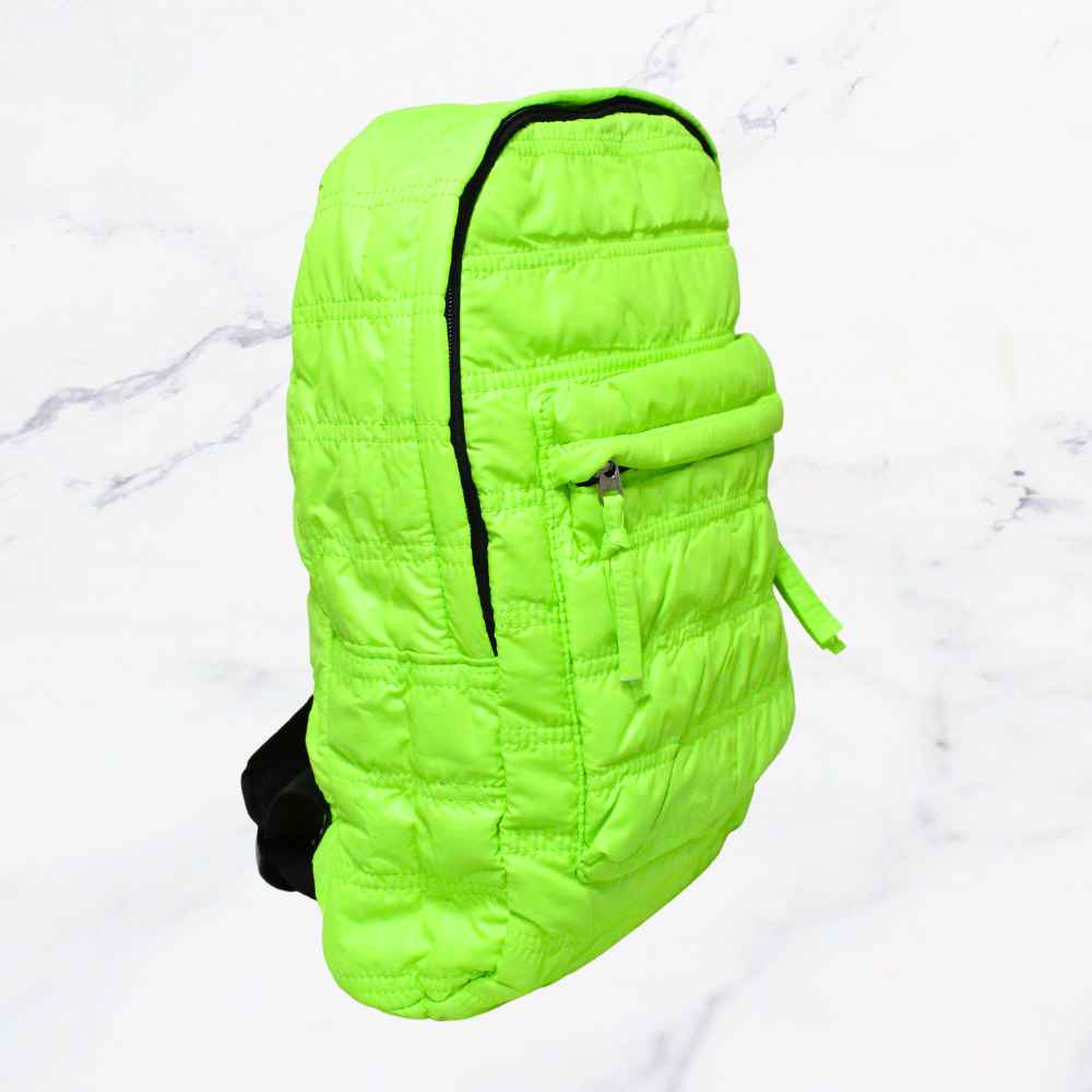 MOCHILA PUFFY VERDE X1