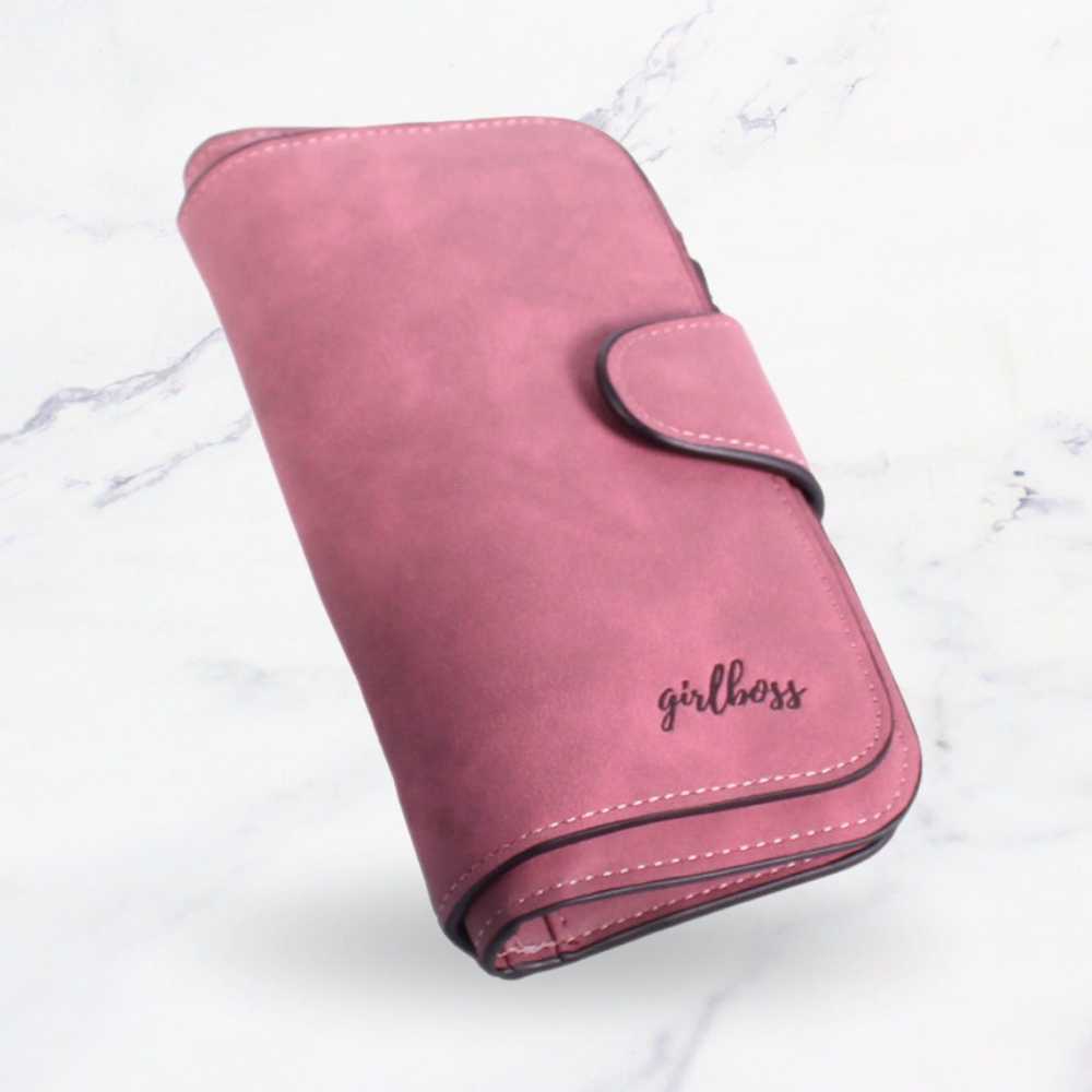 BILLETERA GAMUZA VIOLETA X1