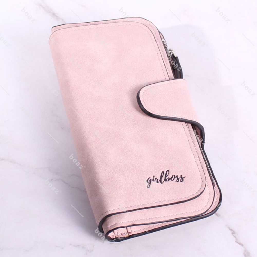 BILLETERA GAMUZA ROSADA X1