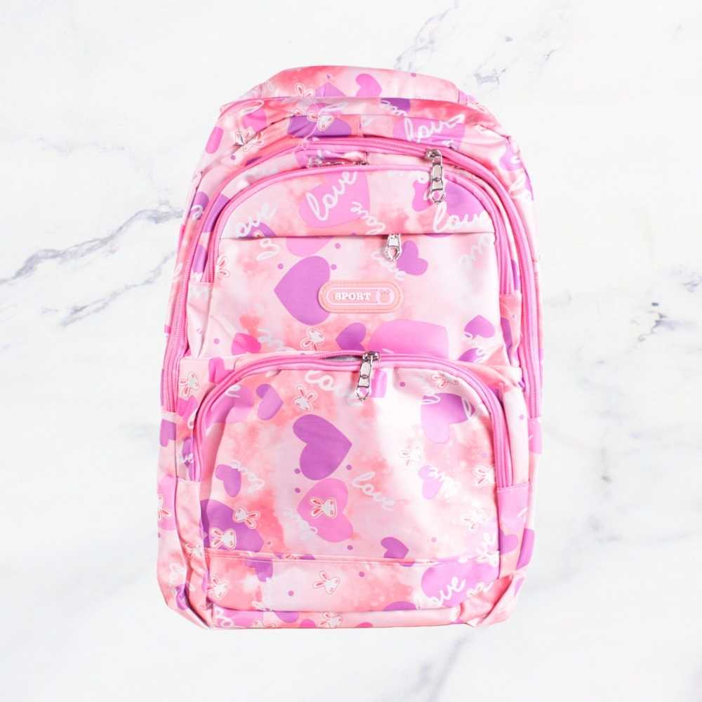 MOCHILA ESC MULTI ROSA X1