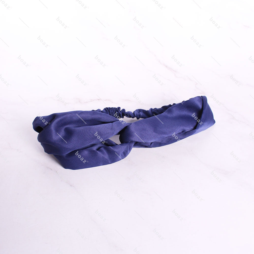 CINTILLO LISO TURBANTE AZUL (docena)