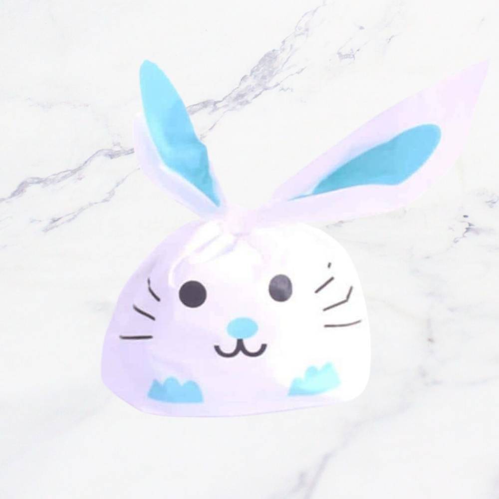 BOLSA CONEJO 16x27cm GRANDE CELESTE X 50 UNI