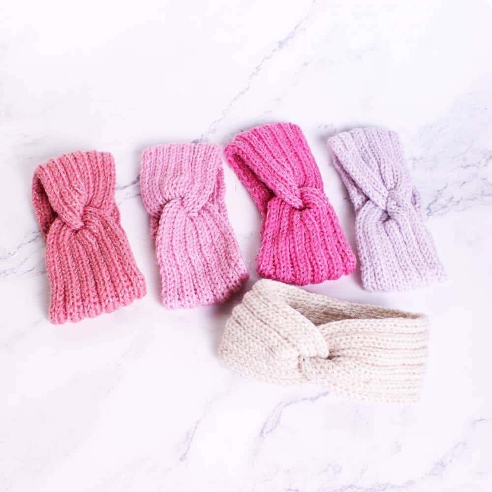 Cintillo lana turbante bebe