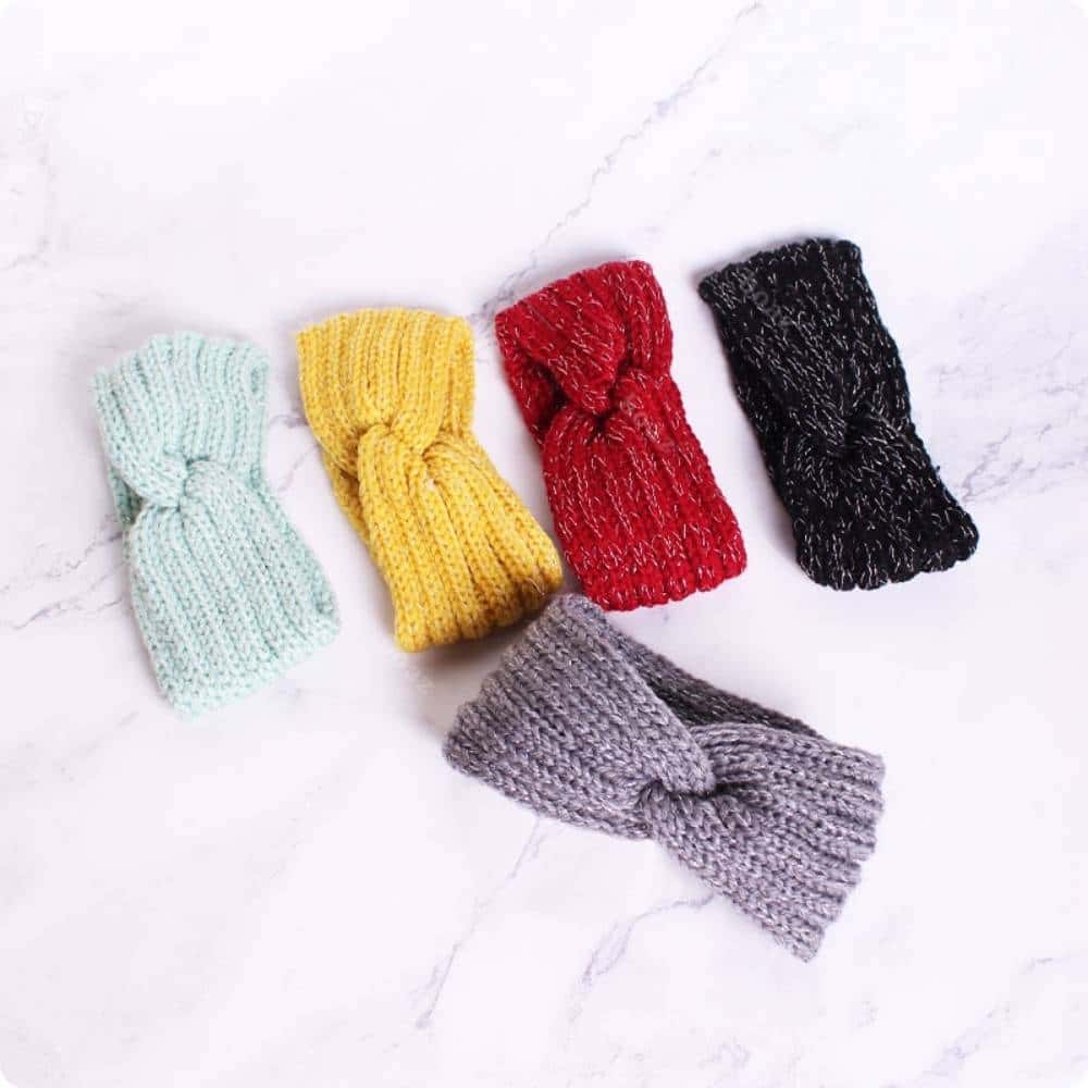 Cintillo lana turbante bebe