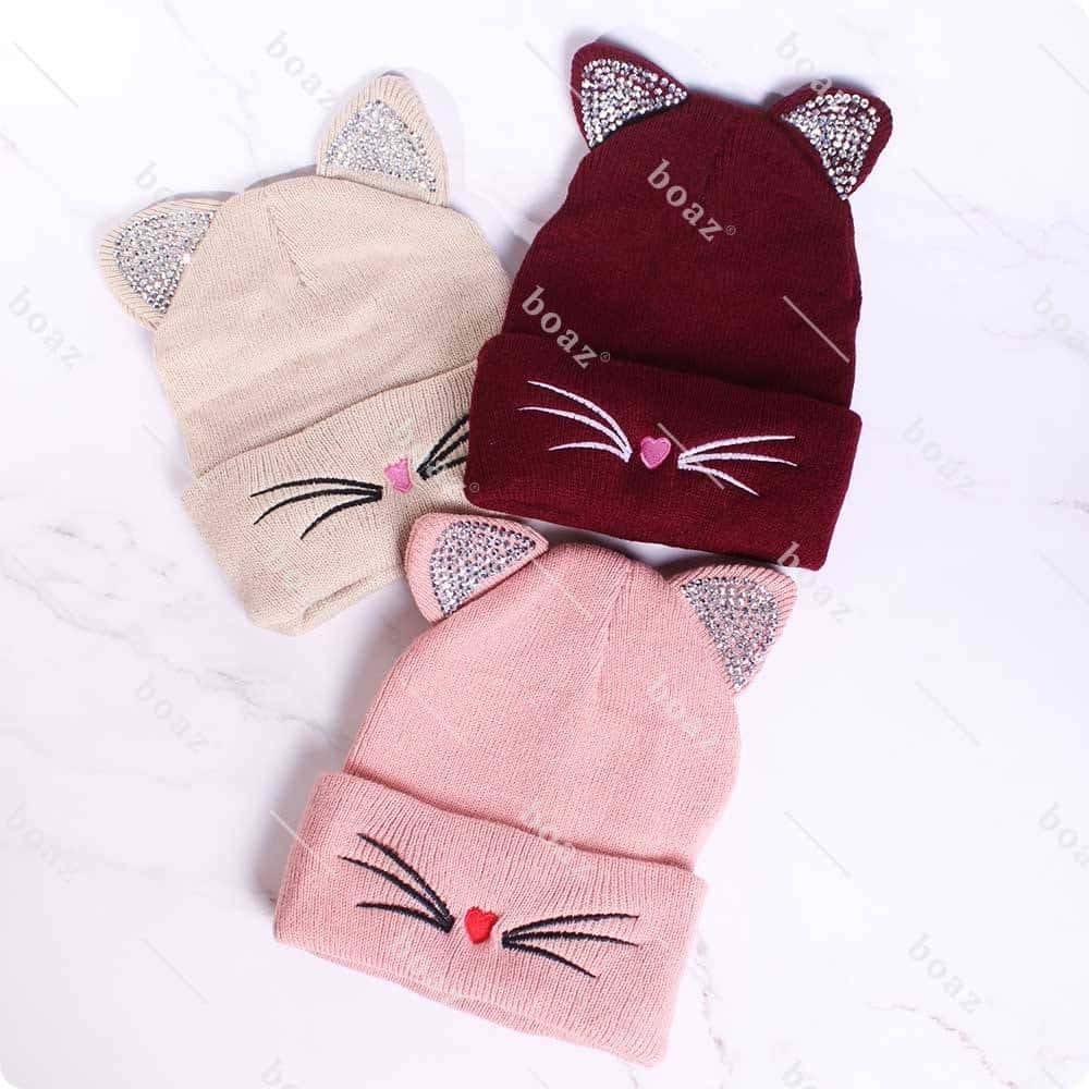 Gorro lana gatito