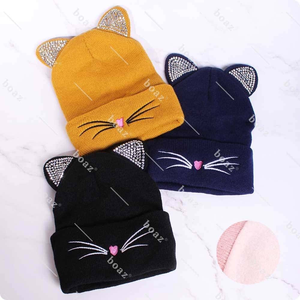 Gorro lana gatito