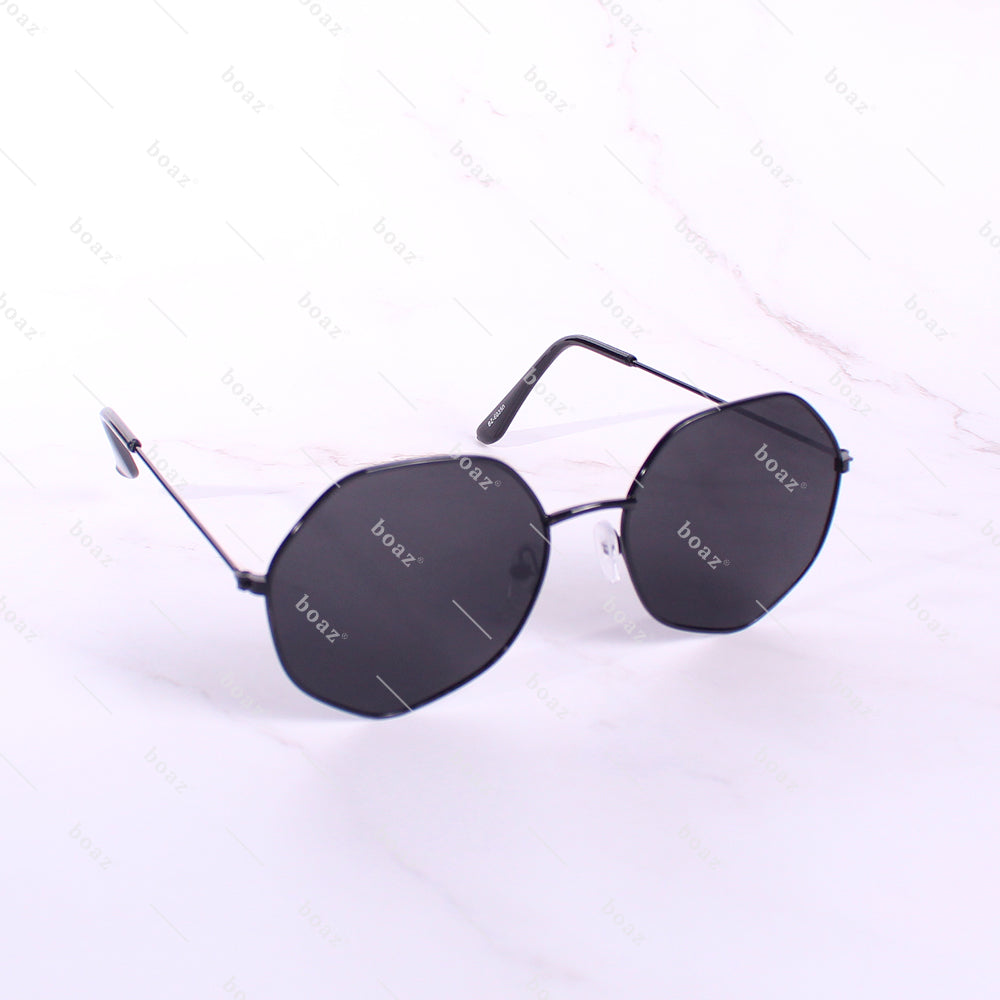 LENTE HEXAGONAL NEGRO X1