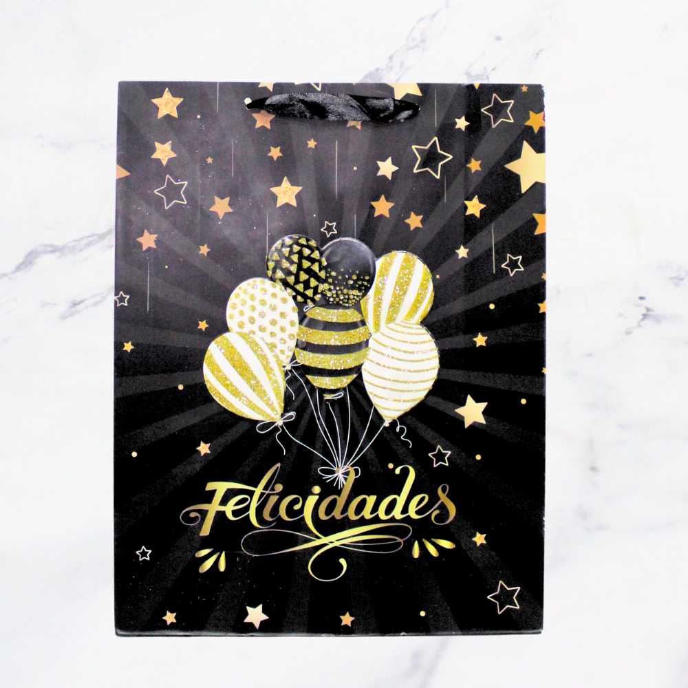 BOLSA REGALO FELICIDADES L X12