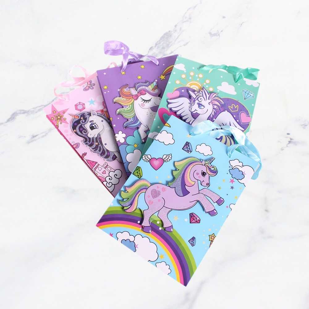 BOLSA REGALO UNICORNIO L X12