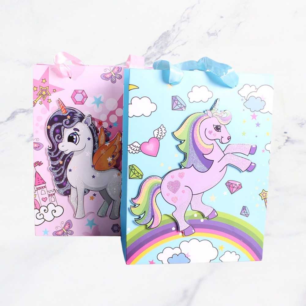 BOLSA REGALO UNICORNIO L X12