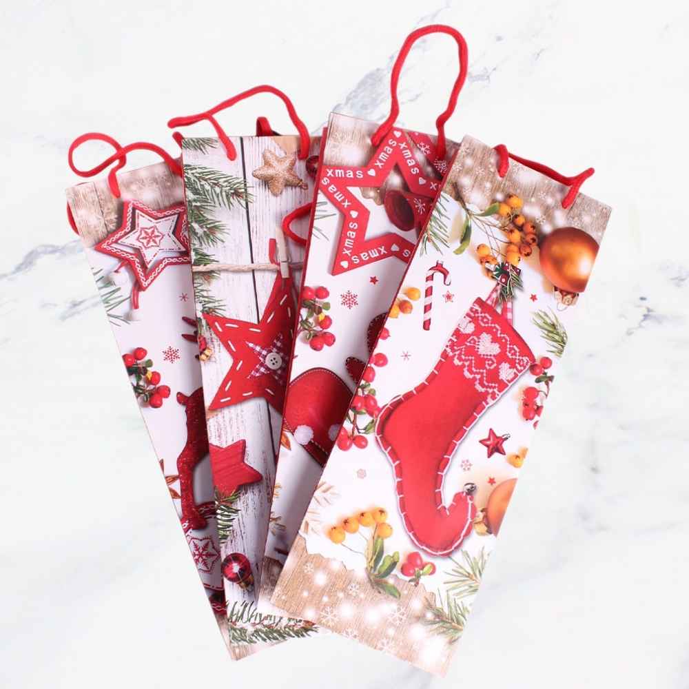 BOLSA VINO NAVIDAD X12