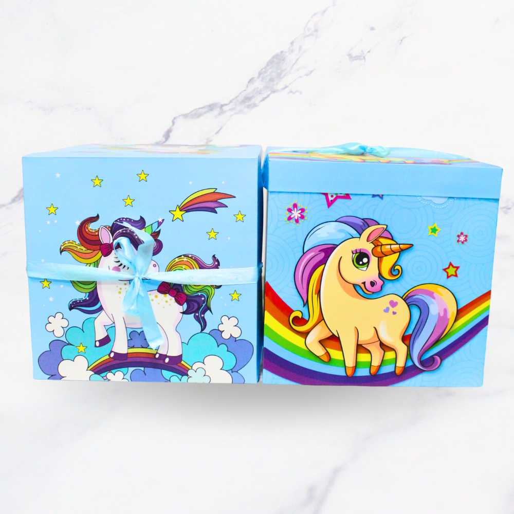 CAJA DE REGALO L UNICORNIO X12
