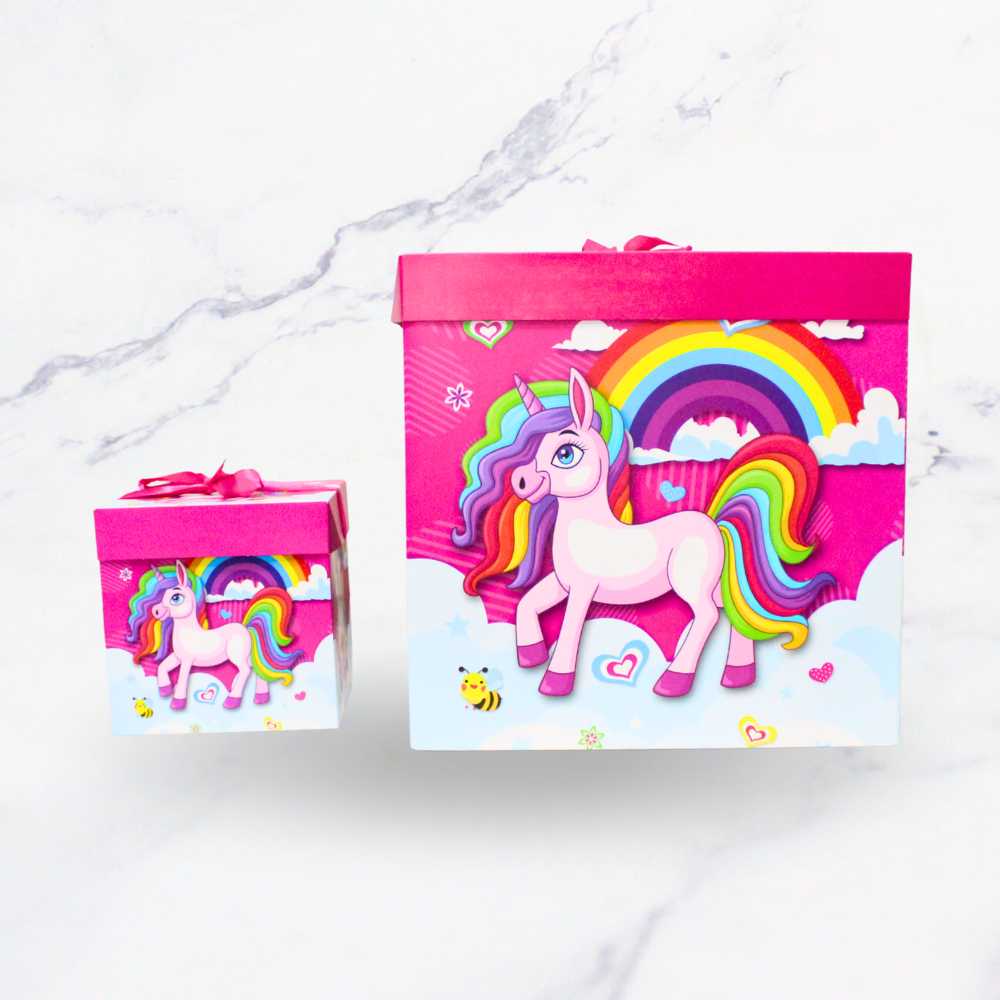CAJA DE REGALO L UNICORNIO X12