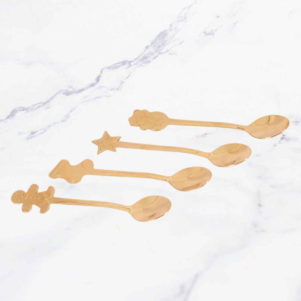SET CUCHARAS DORADO X1