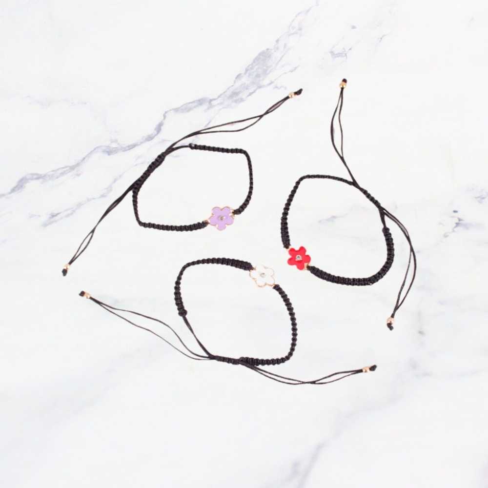 PULSERA SAKURA NEGRO X12