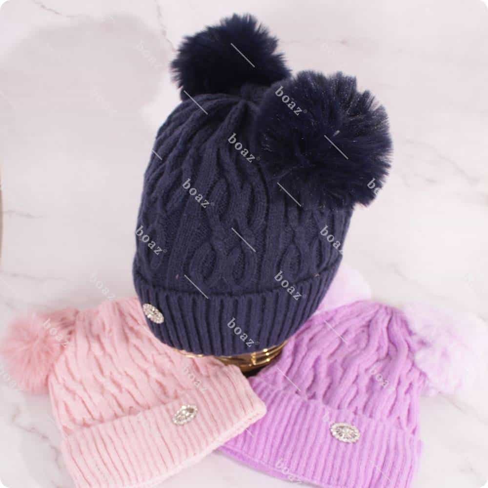 Gorro doble pompon