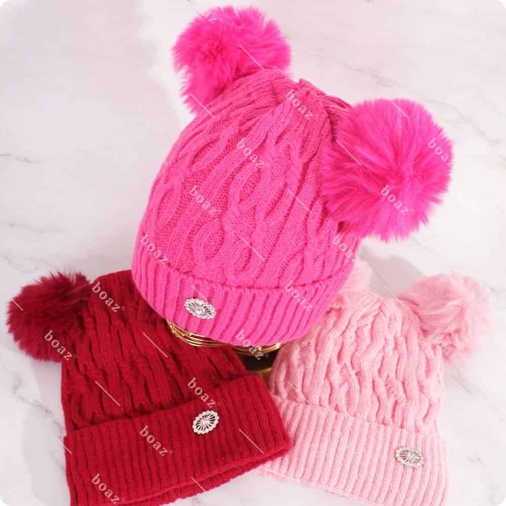 Gorro doble pompon