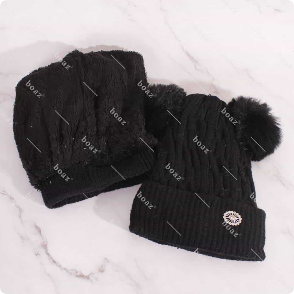 Gorro doble pompon