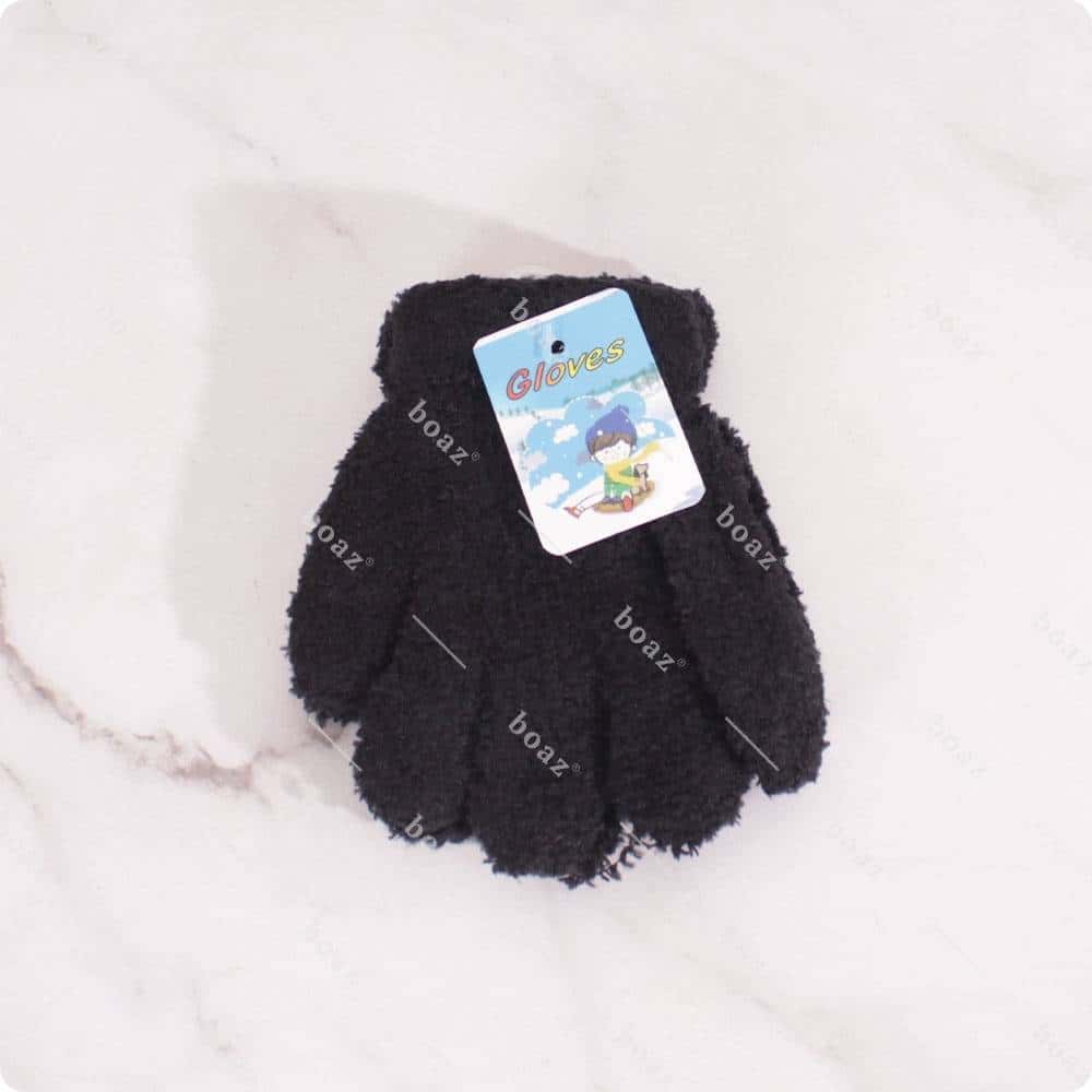 Guantes piel kid negro