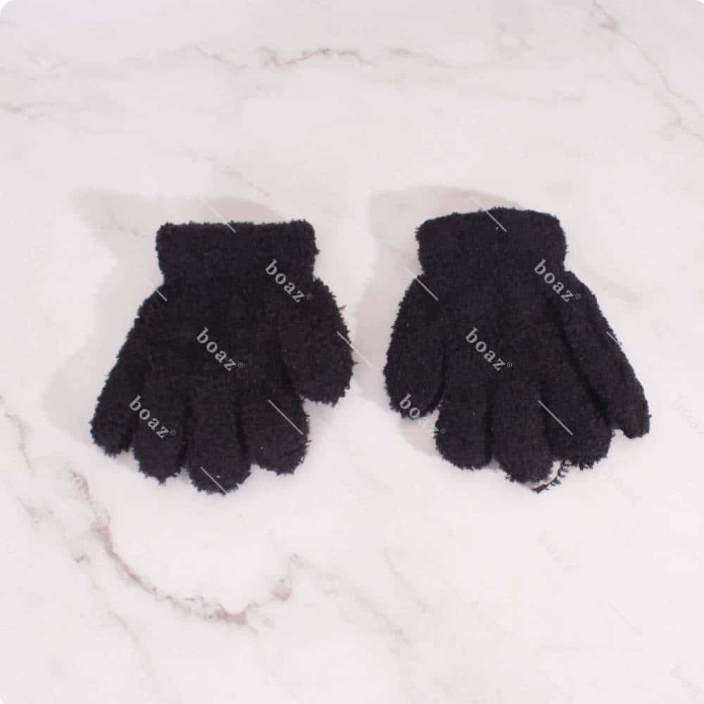 Guantes piel kid negro