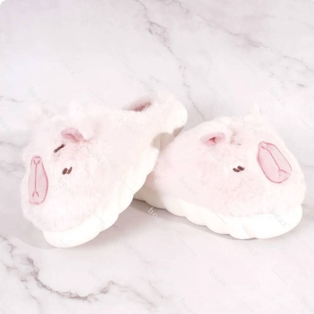 Pantufla capy rosa