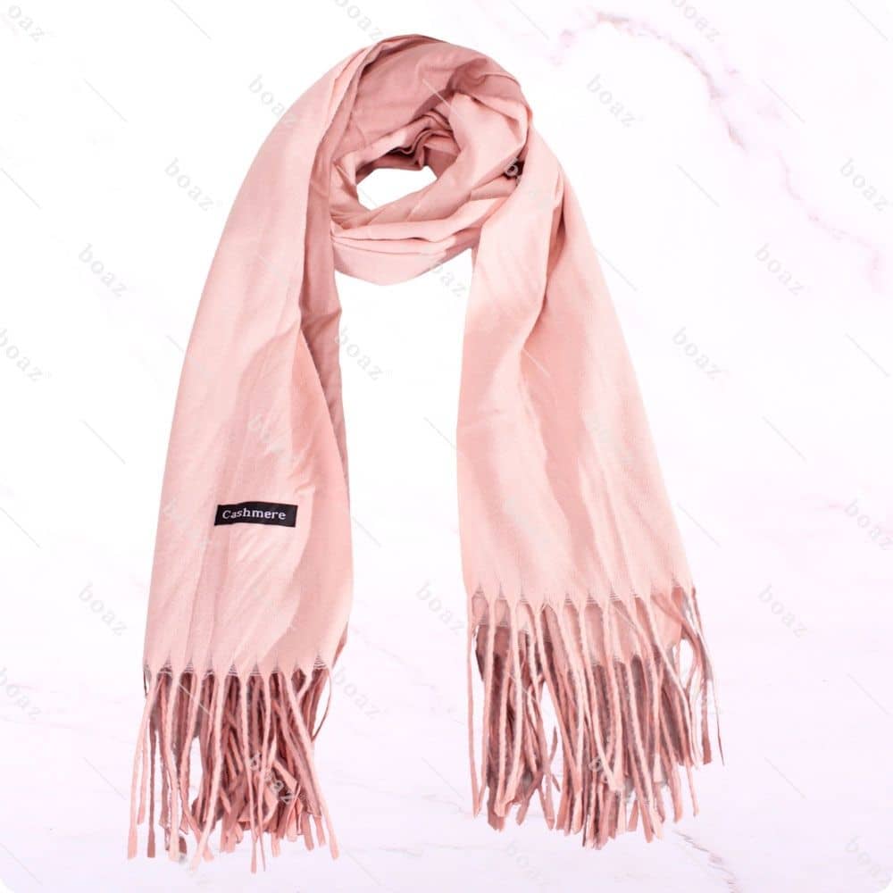 Bufanda rosa cafe x1