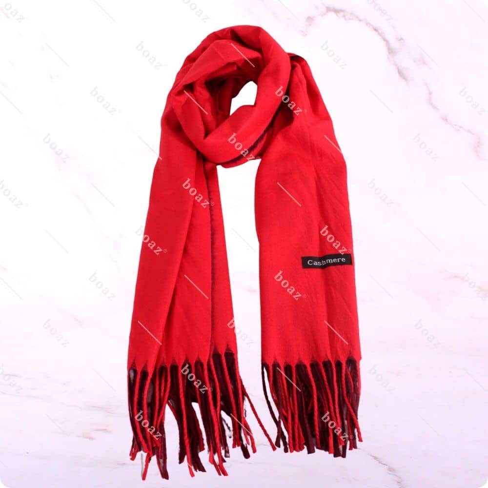 Bufanda rojo burdeo x1