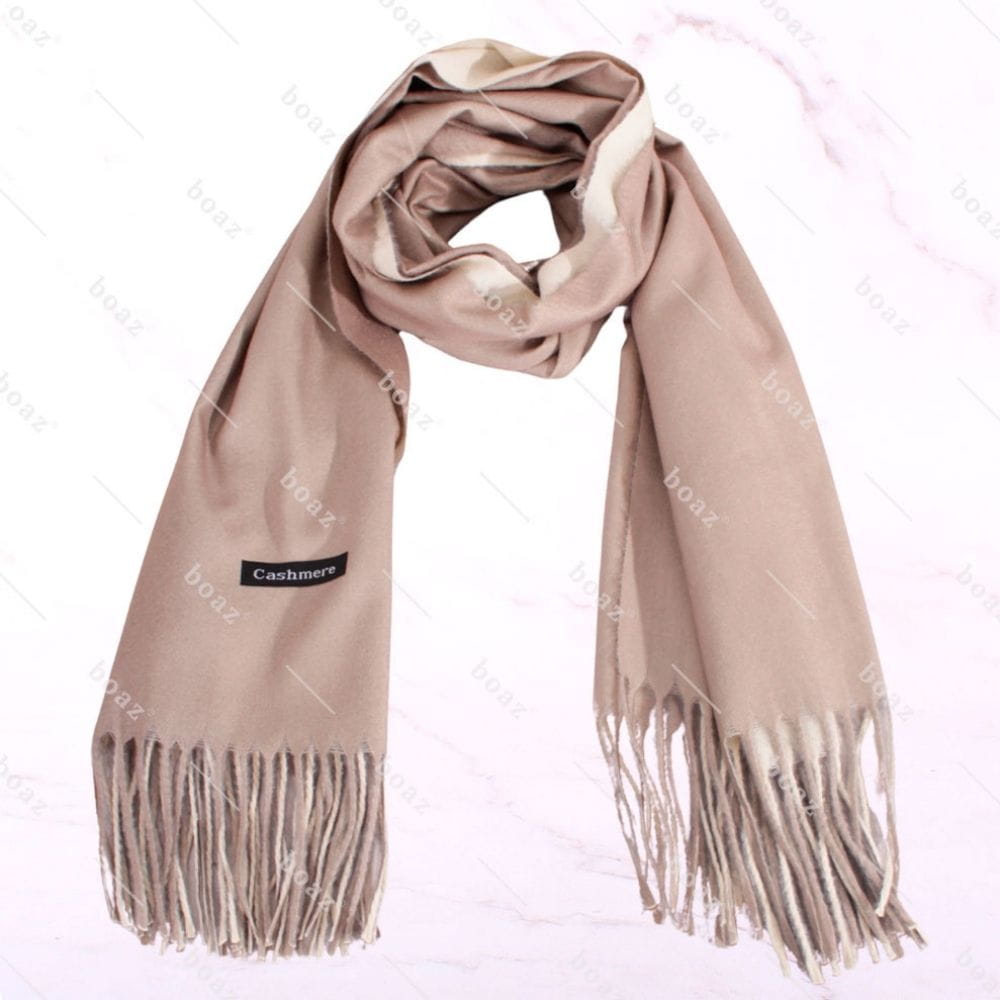 Bufanda marron beige x1