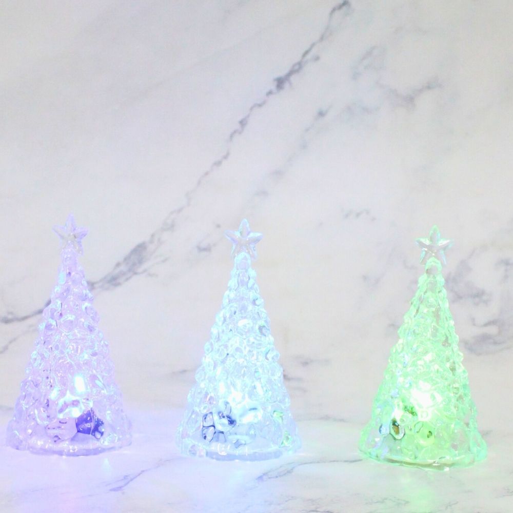 ARBOL MINI TRANSPARENTE X1