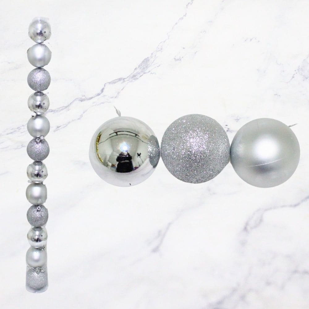 ESFERA 6CM PLATA X1
