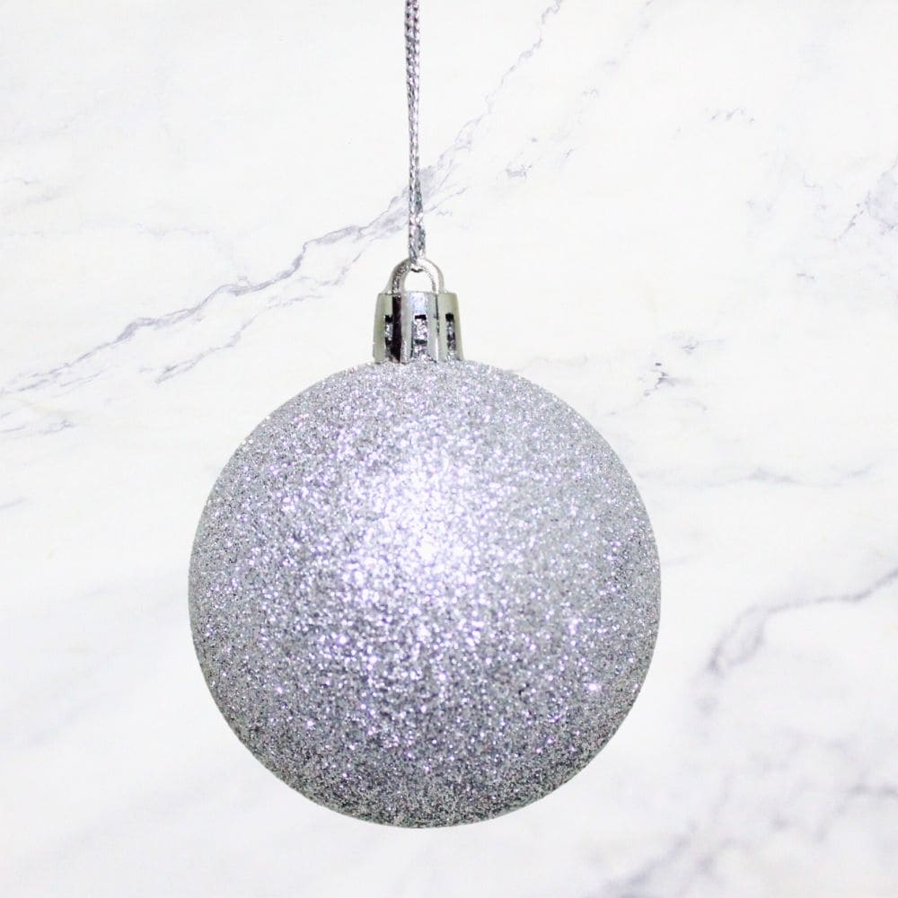 ESFERA 6CM PLATA X1