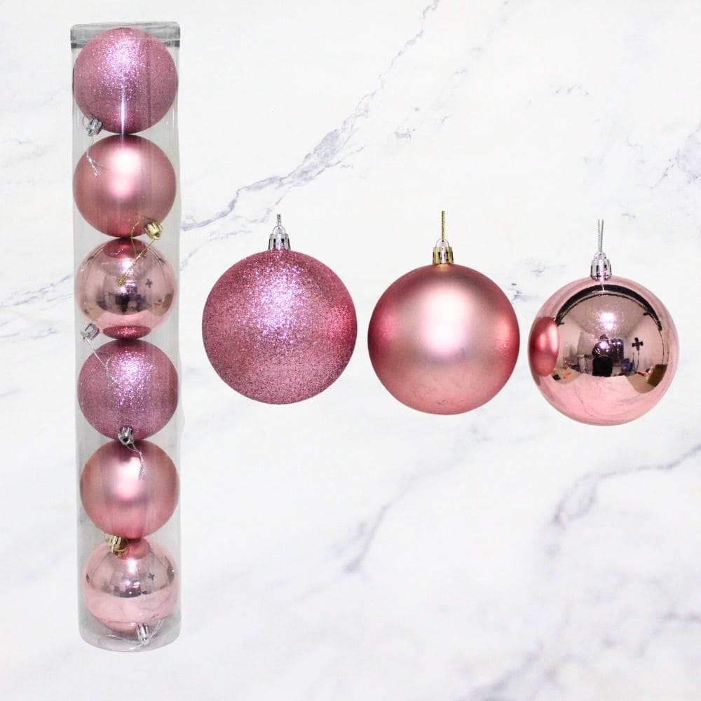 ESFERA 8CM ROSA X1