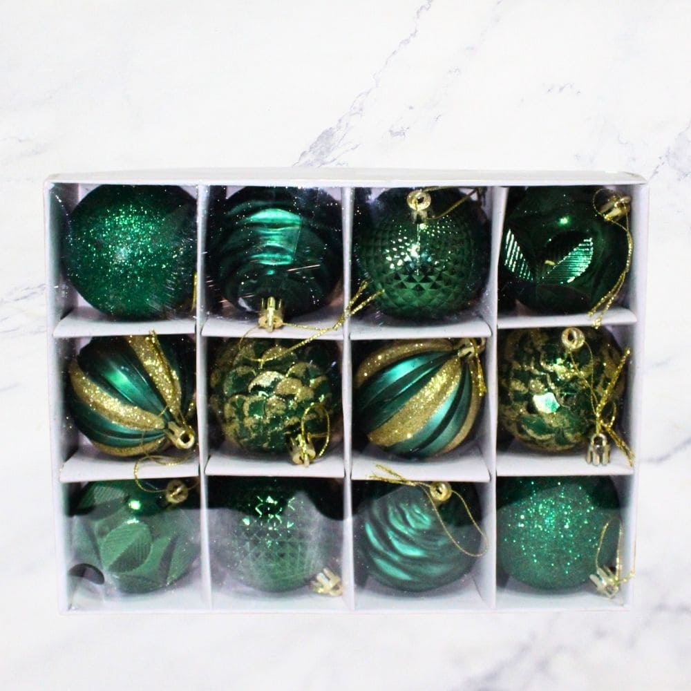 ESFERA 6CM VERDE X12
