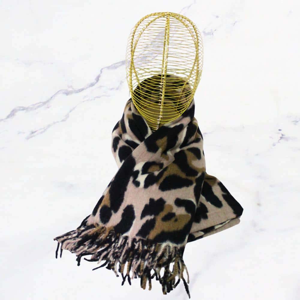 Cashmere animal print negro x1